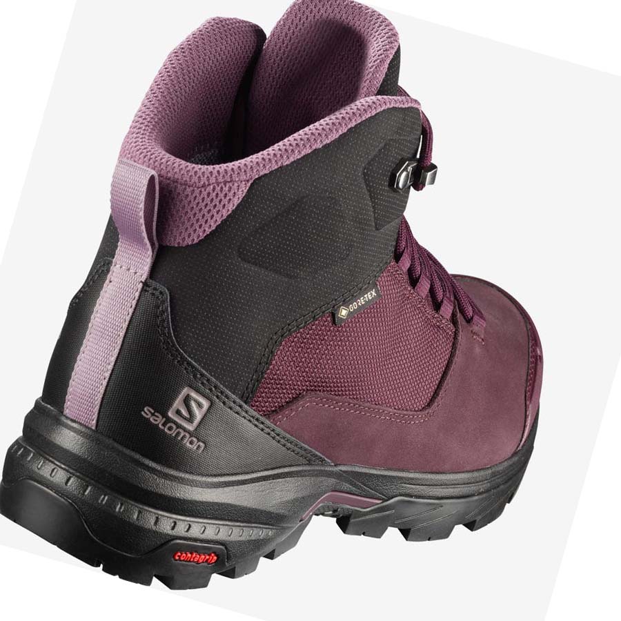 Tenis Senderismo Salomon WoOUTWARD GORE-TEX Mujer Rojos | MX 2837QMA